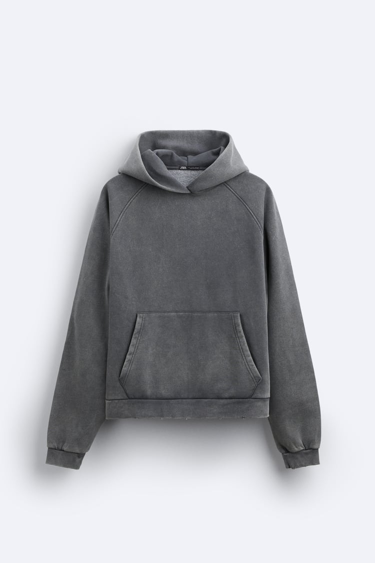 Boxy Fit Kapüşonlu Sweatshirt