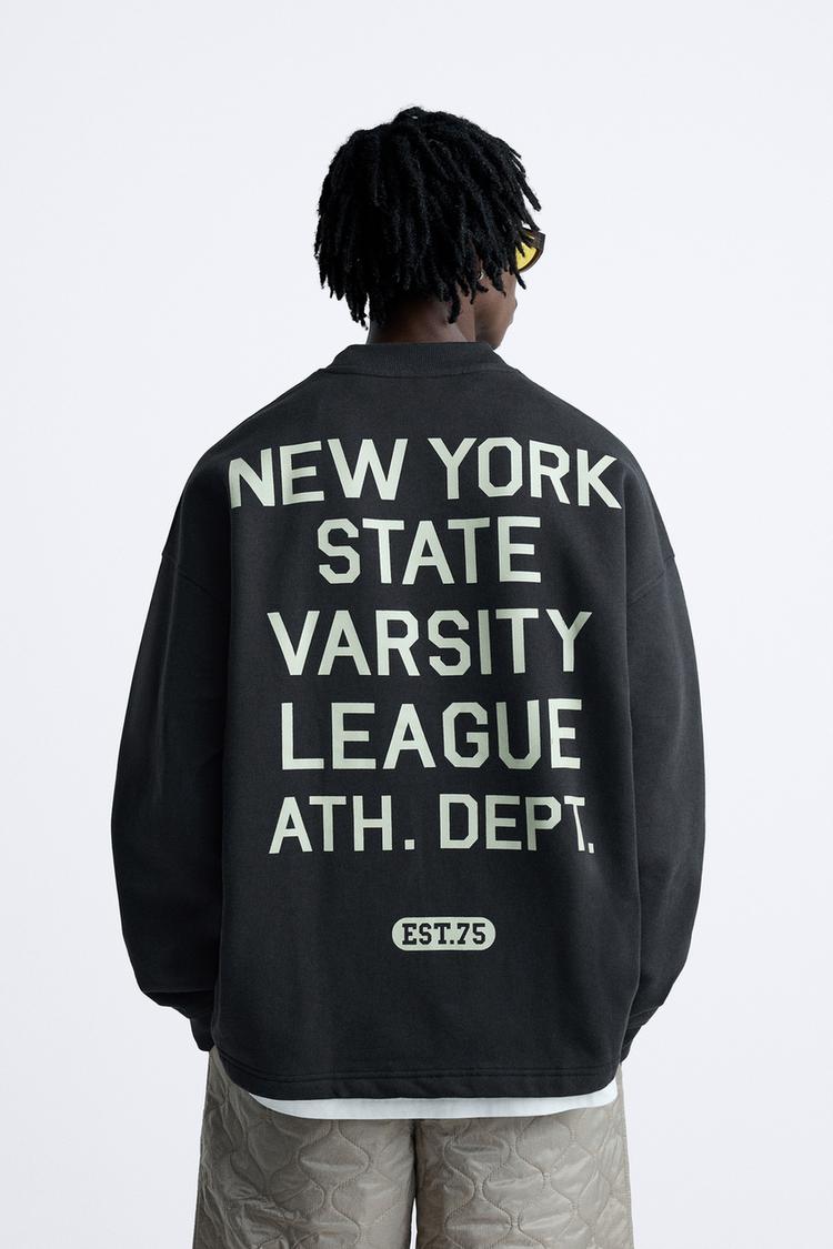 SLOGAN BASKILI SWEATSHIRT