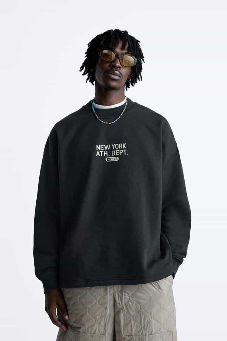 SLOGAN BASKILI SWEATSHIRT